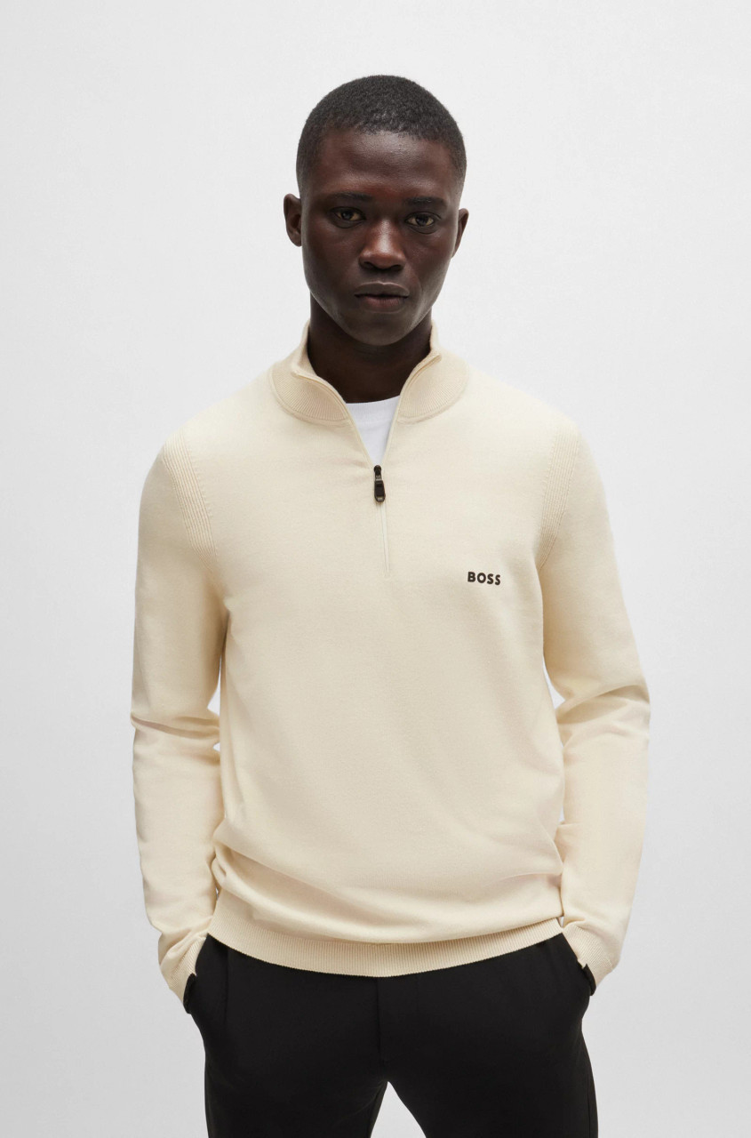 トップス 808 BOSS QUARTER ZIP EVER_X 50498518 - HUGO BOSS NZ