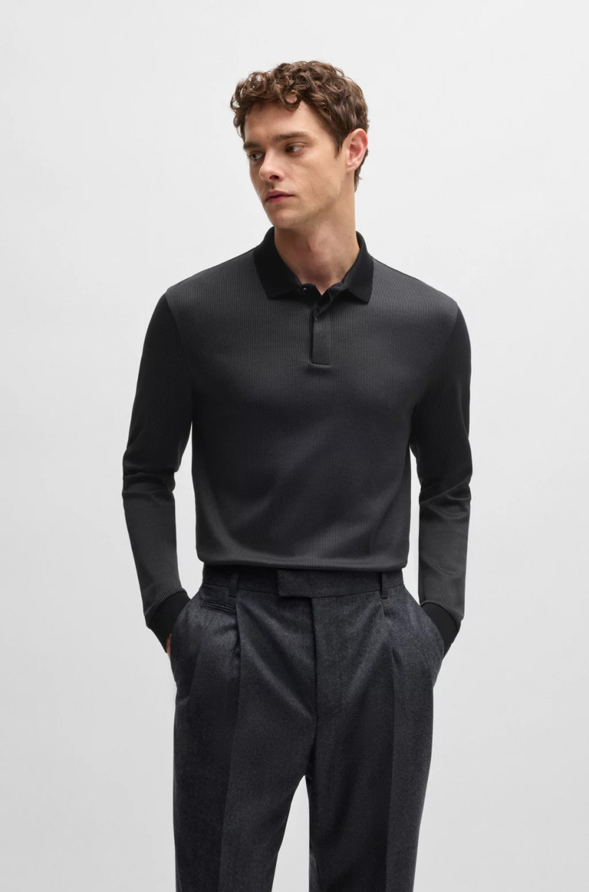 BOSS L/S POLO H-PADO 50525033 - HUGO BOSS NZ
