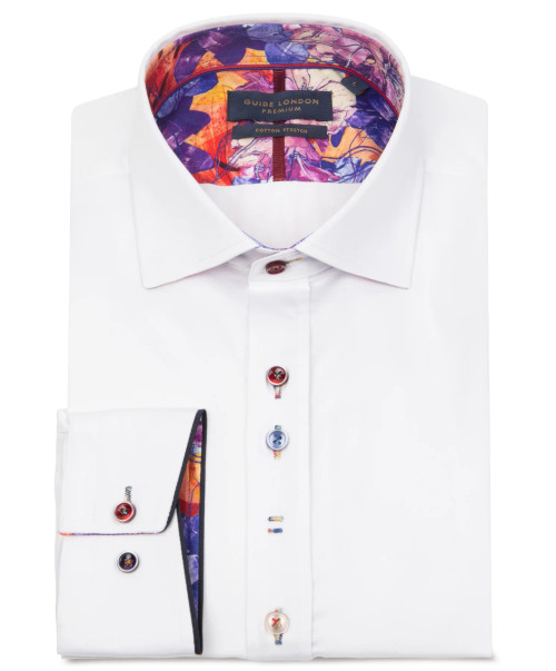 GUIDE LONDON - L/S SOLID SHIRT - LS76768