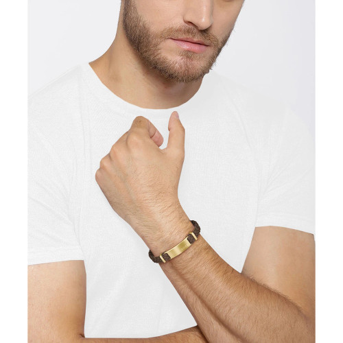 BOSS LEATEHR BRACELET 1580607M