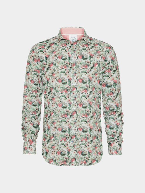 FISH - L/S FLORAL SHIRT - 015314