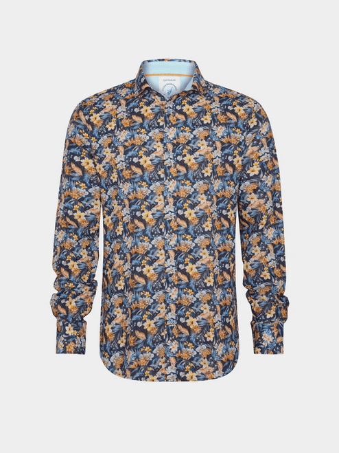FISH - L/S FLORAL SHIRT - 015604