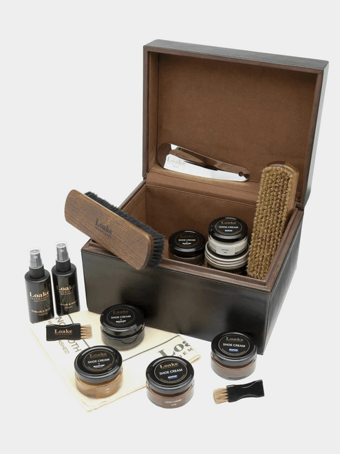LOAKE LARGE LEATHER VALET BOX