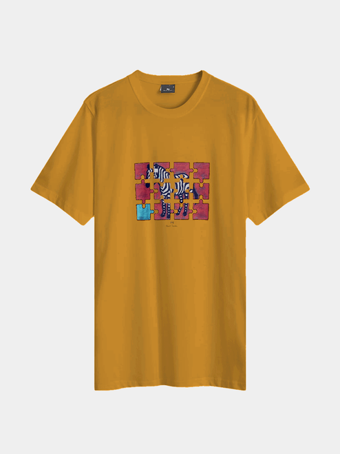 PAUL SMITH JIGSAW ZEBRA TEE - PP5079