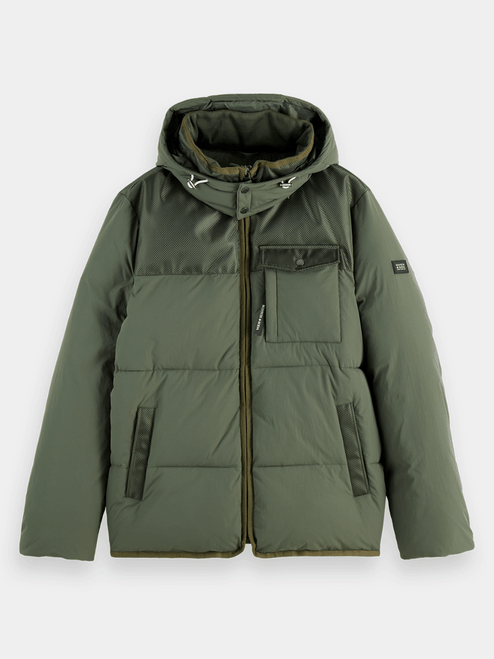 S&S HOODED PUFFA JKT - 25181109