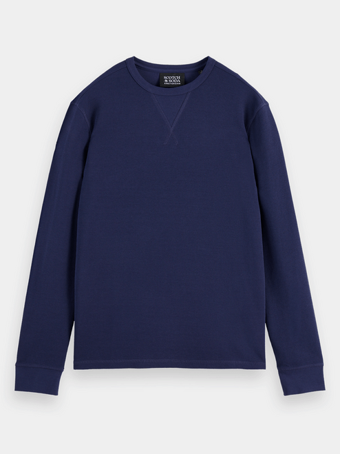 S&S L/S WAFFLE TEE - 181514