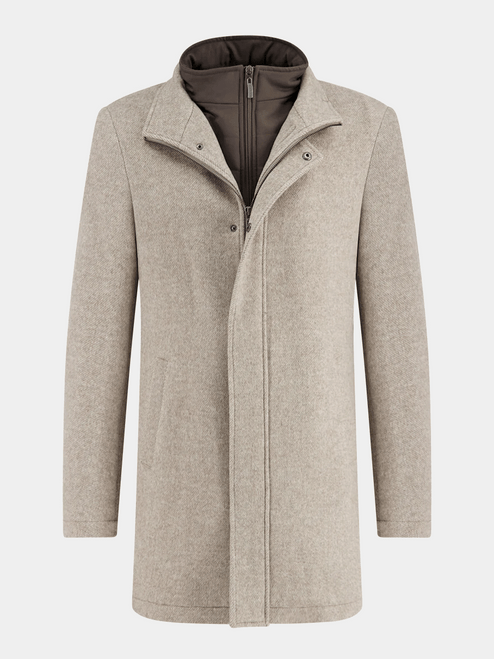 FISH - FUNNEL-NECK COAT -32165