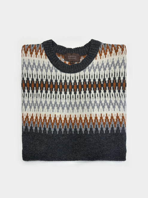 SERGIOS  FAIR ISLE PULLOVER - SE6515