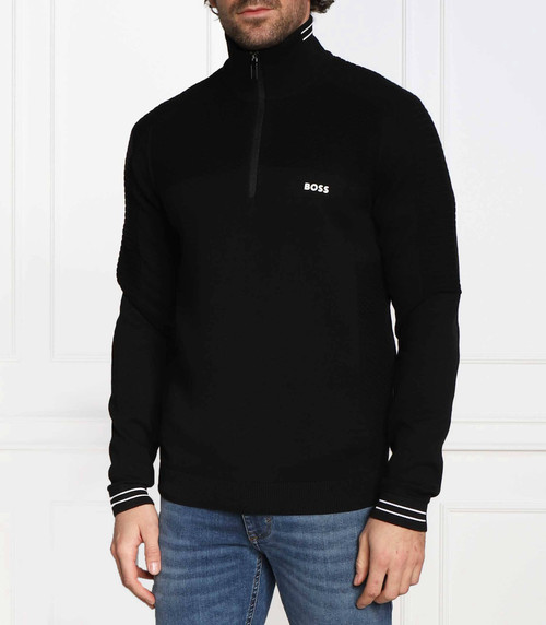 BOSS QUARTER ZIP KNIT ZOLET 50482399