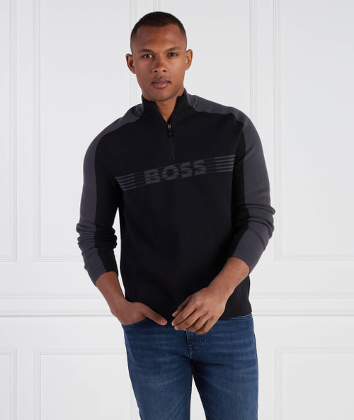 BOSS 1/4 ZIP SWEATER ZOLKAR 50493769 - HUGO BOSS NZ