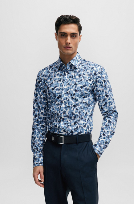 BOSS BUSINESS SHIRT H-HANK-kent 50508785