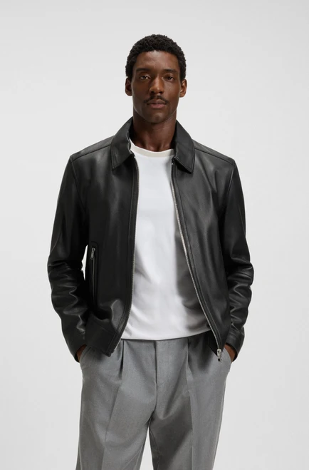 BOSS LEATHER JACKET H-MAPSON 50543214