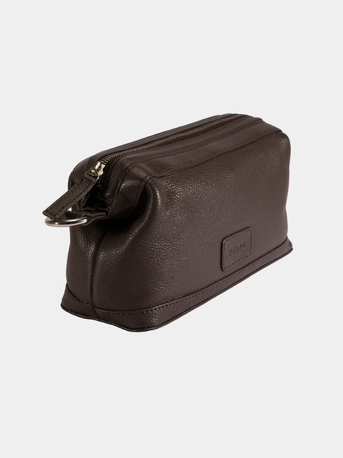 DENTS LEATHER 'BEAULEY' WASHBAG
