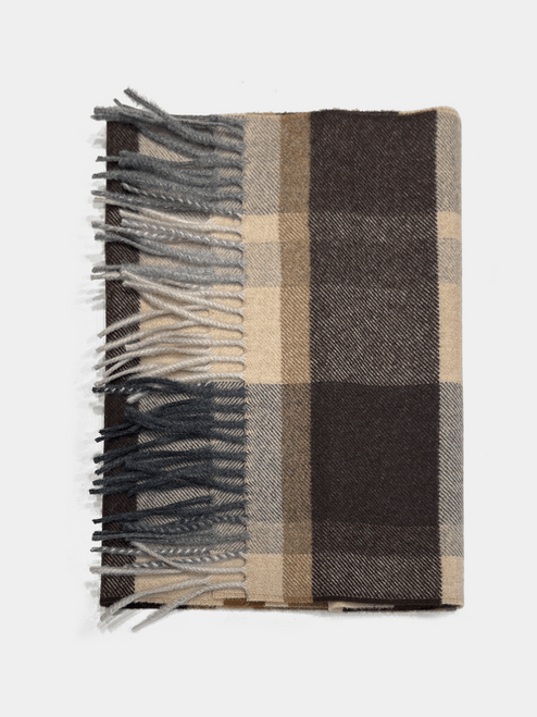 SERGIOS MADRAS CHECK SCARF - 26285