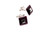 SERGIOS CUFFLINKS - PURPLE SQ - C345