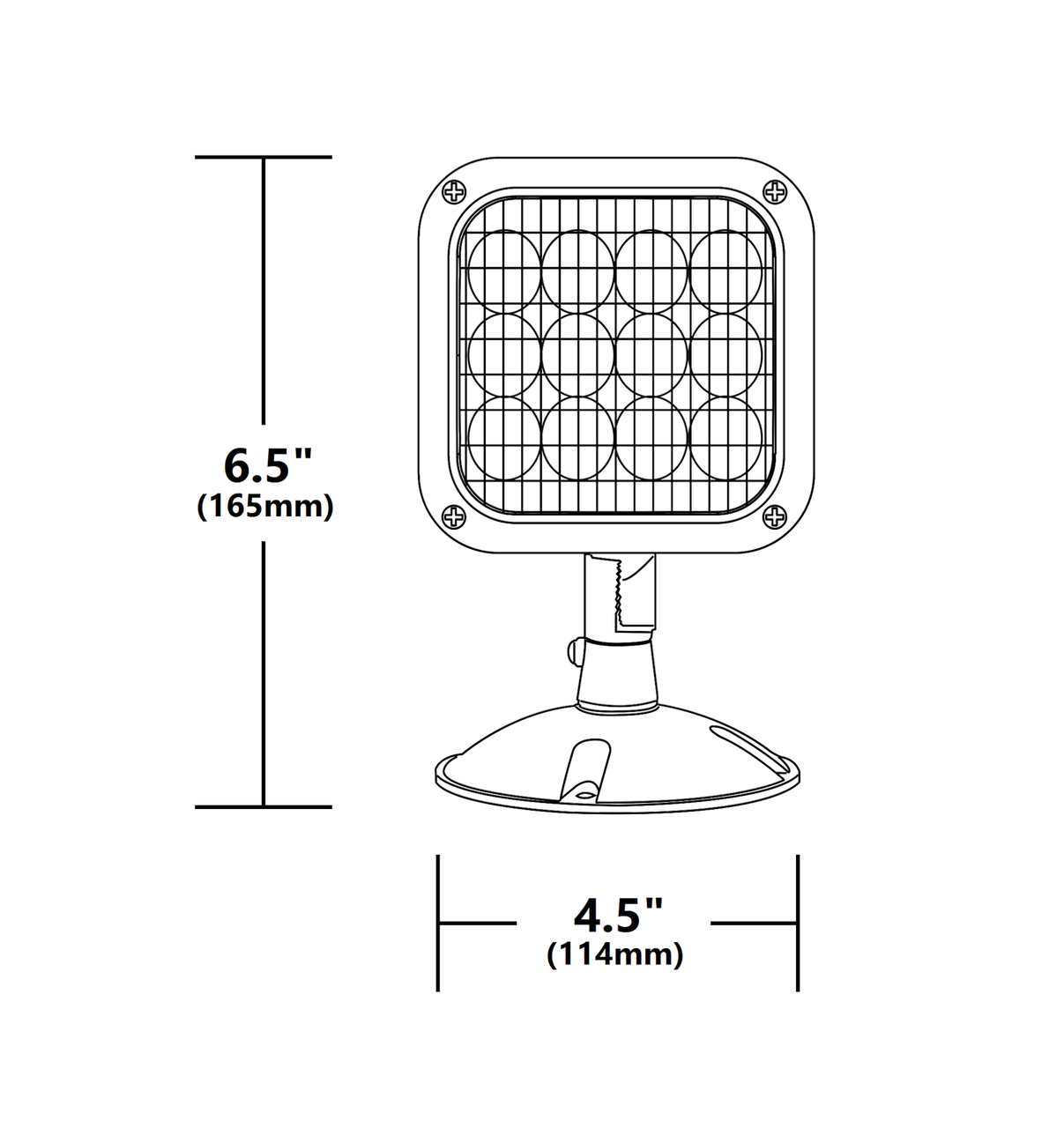 Led Single Part ECL1v2 Single Head Wet Location LED Emergency | Nicor ECL120RHWP1