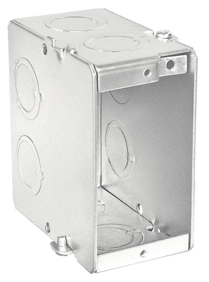 Topaz TB-135-G | Gangable Masonry Box 3-1/2-inch Dp 1 Gang | 48