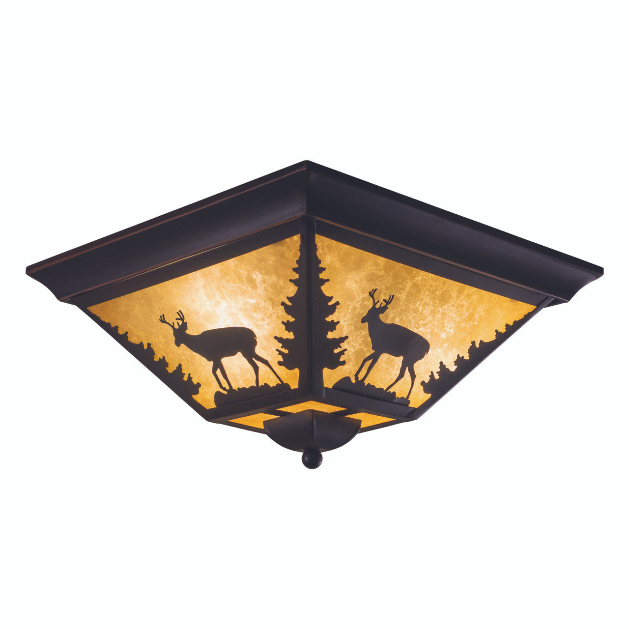 Vaxcel CC55414BBZ Bryce Flush Mount Ceiling Light - Thumbnail 2
