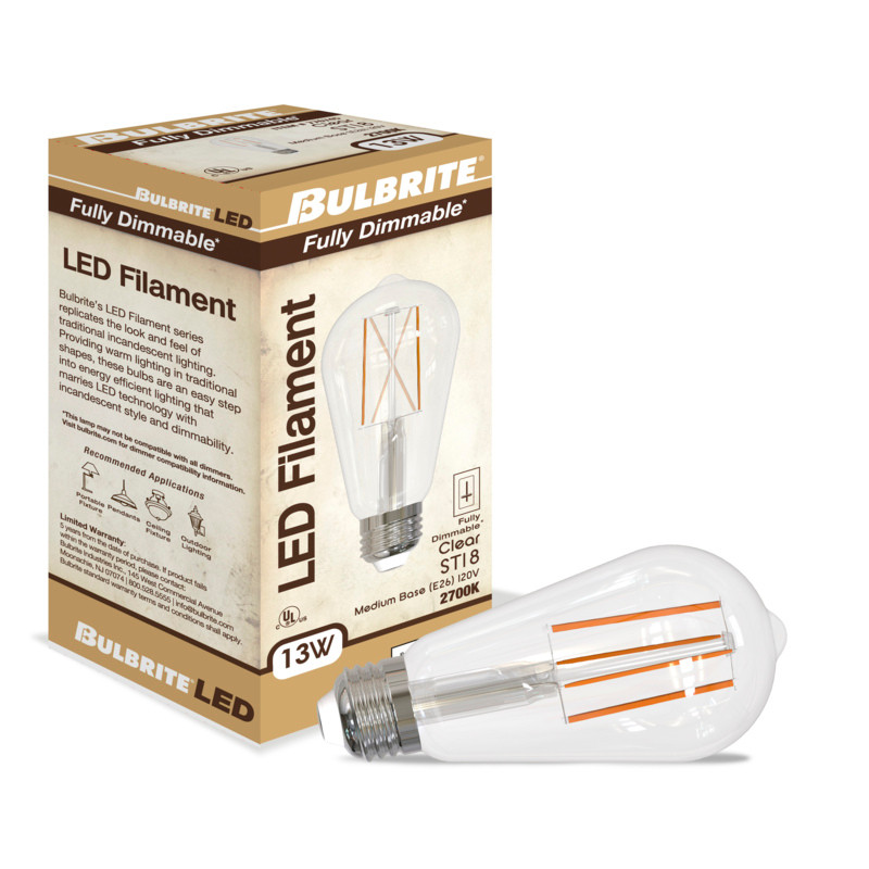 Bulbrite 776936 LED ST18 Filament - Thumbnail 2