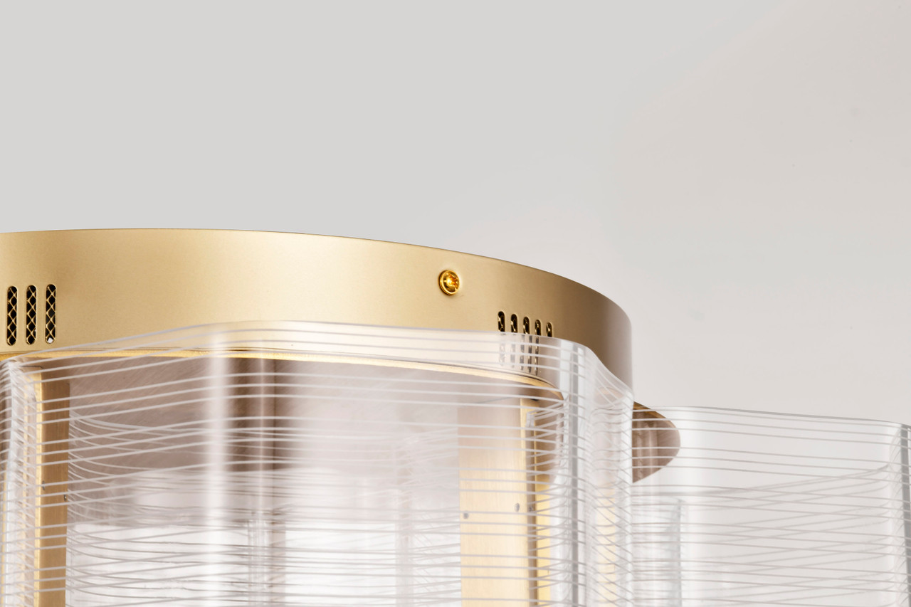 Satco Kenzo Flush Mount - Thumbnail 4