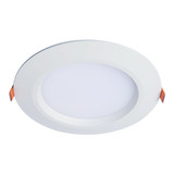 Halo | HLBC6LS9FSD2W1EMWR | 6" downlight, 900/1100 selectable lumens 90 CRI selectable CCT D2W option 120V 60Hz LE & TE phase cut 5 percent dimming