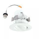 Halo | RA3059FSD2W1EWH | 3-inch adjustable recessed LED retrofit module, 500 lumens, 90 CRI, 6-Color Field-SeleCCTable 2700K, 3000K, 3500K, 4000K