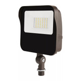 Lumark | LSF25-KNYK-PC | LSF Floodlight, Slipfitter and Trunnion, Selectable CCT: 3000K/4000K/5000K, Selectable Lumens: 1700-2500-3500-4000, 25W, 70