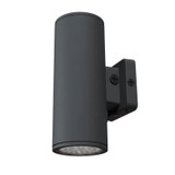 Lumark | CYL-2D-30W-PC-BK | Wall cylinder, Wall mount, 1600-3600 Lumen, 15-30W, Selectable CCT: 3000,4000,5000K / 80CRI,120-347V, 50/60Hz, Photocell