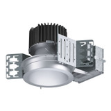 Portfolio | 6LBDP2LI | 6-inch LED, 45° cutoff downlight, White painted self-flanged, Specular Clear