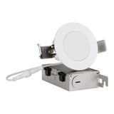 Halo | HLB3LSFS5 | 3-inch Round Slim Canless LED Downlight, 670/885/1065selectable lum at 3000K, 90+ CRI, 5-color