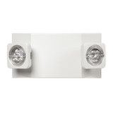 Cooper | AP2HSQLED30 | LED Emergency Light, Two Square LED Heads with capacity to power additional remotes , 30 Feet Coverage, White