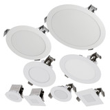 Halo | HLB4RTRMMB | 4 in. Round Decorative Overlay, Matte Black