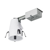 Halo | H4RTATSB | 4" Remodel Housing, Traditional E26 Socket-Based, IC Rated