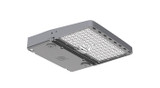 ASD Lighting ASD-LSB5B-NEOX-150SL | LED Area Light with Q-base and Photocell NEOX series 100/120/150W 120-277V 0-10V Dimmable 200Lm/W 3000/4000/5000K Silver UL DLC Premium