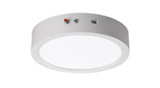 ASD Lighting ASD-MPR-9D18WH-EM | LED Edge-Lit Round Panel with 12W Battery Back-up 9inch 18W 120V Triac 2700/3000/4000/5000/6000K White ETL