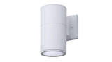 ASD Lighting ASD-OCLR-1A-WH | BULB Round Outdoor Wall Cylinder 1xE26 60W 120V White ETL