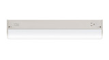 ASD Lighting ASD-UCBS-18N8CC-WH | LED Under Cabinet Bullnose with Power Outlet 18inch 8W 120V 3000/4000/5000K Hardwired, On/Off Switch, White ETL