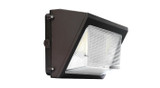 ASD Lighting ASD-WLP01-120A-PC | LED Traditional Wallpack with Photocell 80/100/120W 120-277V 0-10V Dimmable 150Lm/W 3000/4000/5000K Bronze UL DLC Premium