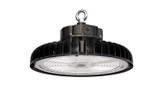 ASD Lighting ASD-UHB2AHV-NEOX-300BK | LED UFO High Bay with Q-base NEOX Series 200/240/300W 200-480V 0-10V Dimmable 200Lm/W 3000/4000/5000K with 4ft cord Black UL DLC Premium
