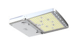 ASD Lighting ASD-LSB5BHV-NEOX-300SL | LED Area Light with Q-base and Photocell NEOX series 200/240/300W 200-480V 0-10V Dimmable 200Lm/W 3000/4000/5000K Silver UL DLC Premium