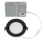 Keystone | KT-WDLED9-4A-9CSF-FDIM-B | 4 in Circular LED Canless Wafer Downlight, 9W, 2700/3000/3500/4000/5000K, Dimmable, 120V