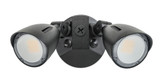 Keystone | KT-SFLED20PS-D1-8CSB-B | LED Dual Head Security Light | Power Select 20/15/10W | Color Select 3000/4000/5000K | IP65 rated | 120-277V Input | Fro