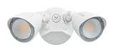 Keystone | KT-SFLED20PS-D1-8CSB-W | LED Dual Head Security Light | Power Select 20/15/10W | Color Select 3000/4000/5000K | IP65 rated | 120-277V Input | Fro