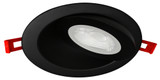 Lotus LED-4-S9W-5CCT-FG-BK 4" Round Floating Gimbal Recessed LED Downlight 9W 5CCT 2700K