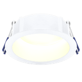 Lotus LE4R-24V-3018K-WH 4" Round Economy 24V 11W LED Downlight DTW 3000-1800K White Wet
