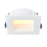 Lotus LE4SR-5CCT-WH 4" Square Deep Regressed Eco 11W LED Downlight 5CCT 27-30-35-40-50K White