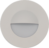Lotus WWT-WH-107 Wall Wash Eyelid White Trim for AD-107T pucks