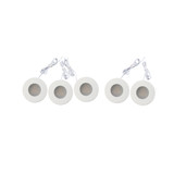 Lotus 5P-AD108-4K-BK 5 Pack Mini Puck Black 1" LED 12V 1W 4000K per Puck Without Connectors