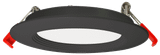 Lotus LED-S9W-5CCT-BK-R-BF 4" Round Regressed Baffle Budget LED Downlight 9W 5CCT