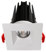Lotus LED-1-S7W-5CCT-1SRWH 2" Recessed LED Downlight 7W 5CCT 480 lm 120V Square White 38° Wet